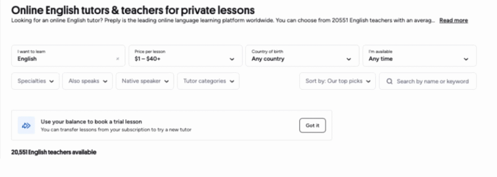 Preply Promo Code (2025): Save 70tant% Insly on Your First Lesson!