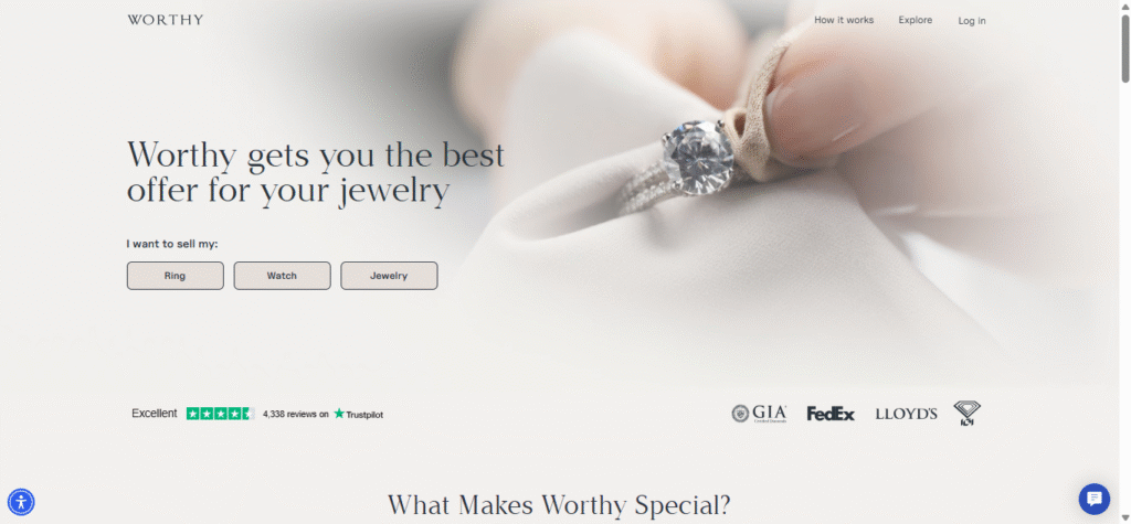 Turn Old Jewelry Into Cash with Worthy – Safe, Fast & Fully Insured”